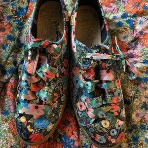 Floral thick sole Keds